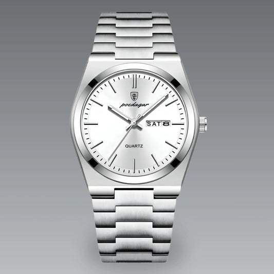 Premium Stainless Steel Quartz Watch PRX Style Elegant Durable Timepiece With Stainless Steel Strap And Precise Quartz Mechanism