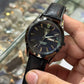 Carrera Calibre 5 - Luxury Swiss Watch With Leather Strap Mens Watch Wrist Watch | Best Quality Men Watch | Best Quality Analog Watch For Men - Without Box - Black