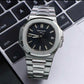 Patek Philippe Geneve Watch For Men | Best Quality Stainless Steel Watch For Men | Analog Watch For Men ( Without Box ) - black dial