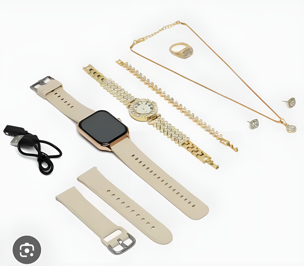 A58 Plus 6 in 1 - Smartwatch For Women | Best Quality Smart Watch For Girls | Perfect For Gift - random color