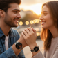 POSITIF Couple Watch – Elegant Matching His & Her Timepieces | Stylish Pair Gift For Lovers, Anniversary & Special Occasions (Without Box random colour)