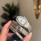 Triple‑Wrap Snake Watch | Diamond‑Set Bezel | Luxury Fashion Accessory - Golden