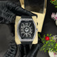 Denvosi Luxury Diamond Studded Strap Men’s Watch Elegant Durable Stylish Premium Choice For Parties Daily Wear And Special Occasions | Black