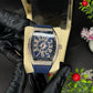 Denvosi Luxury Diamond Studded Strap Men’s Watch Elegant Durable Stylish Premium Choice For Parties Daily Wear And Special Occasions | Black