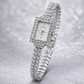 Elegance Imported Korean Shape Trending Leaf Watch for Women - Black