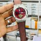 Luxury Automatic Mechanical Watch With Skeleton Dial - Black Strap