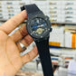 Luxury Automatic Mechanical Watch With Skeleton Dial - Black Strap
