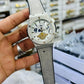 Luxury Automatic Mechanical Watch With Skeleton Dial - Black Strap