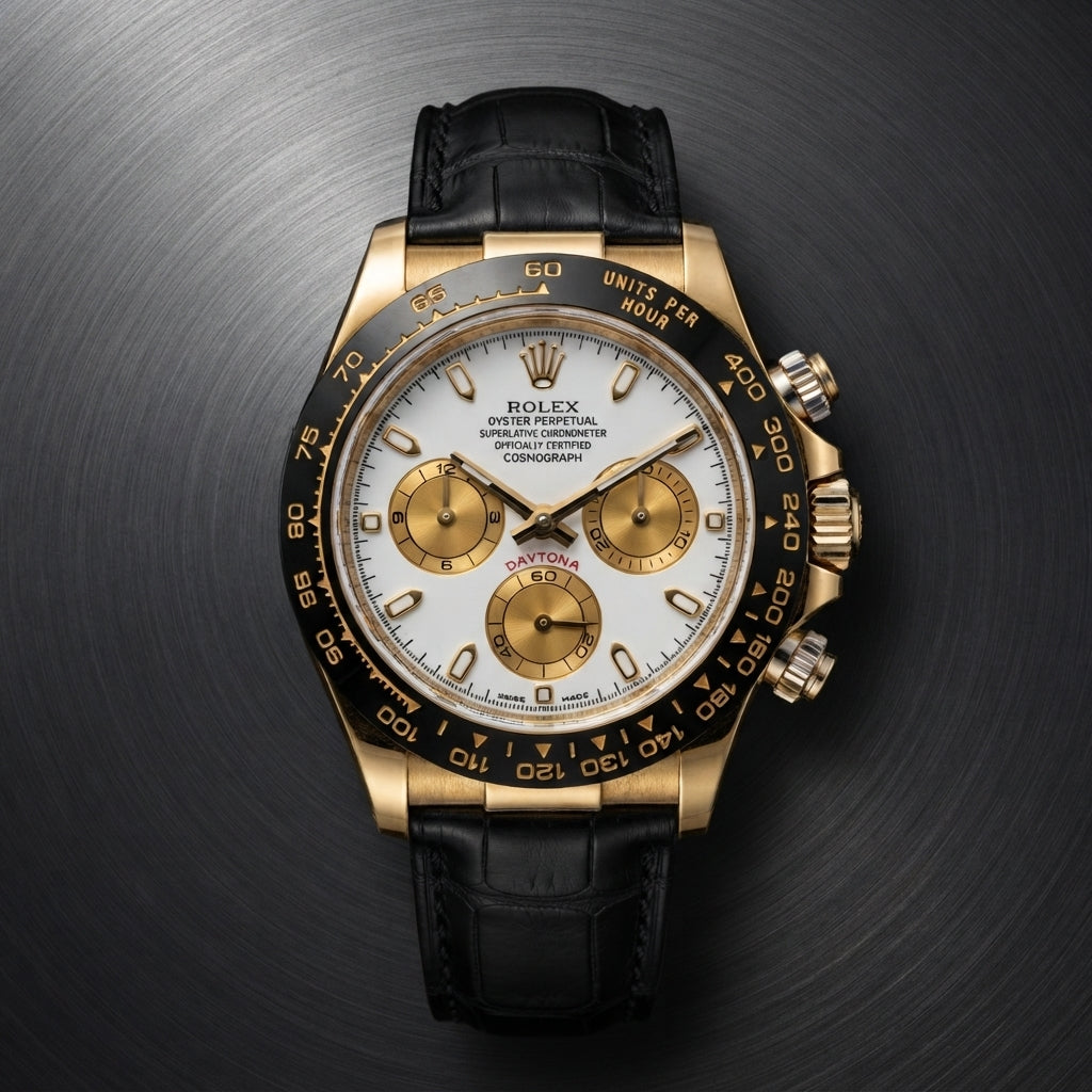 Premium Daytona Chronograph Watch - Timepiece Designed For Wristwear And Daily Timekeeping Routine