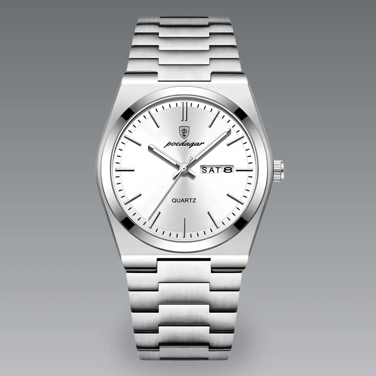 Premium Stainless Steel Quartz Watch PRX Style Elegant Durable Timepiece With Stainless Steel Strap And Precise Quartz Mechanism