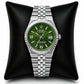 Rolex Style Semi-Automatic Jubilee Watch - Blue
